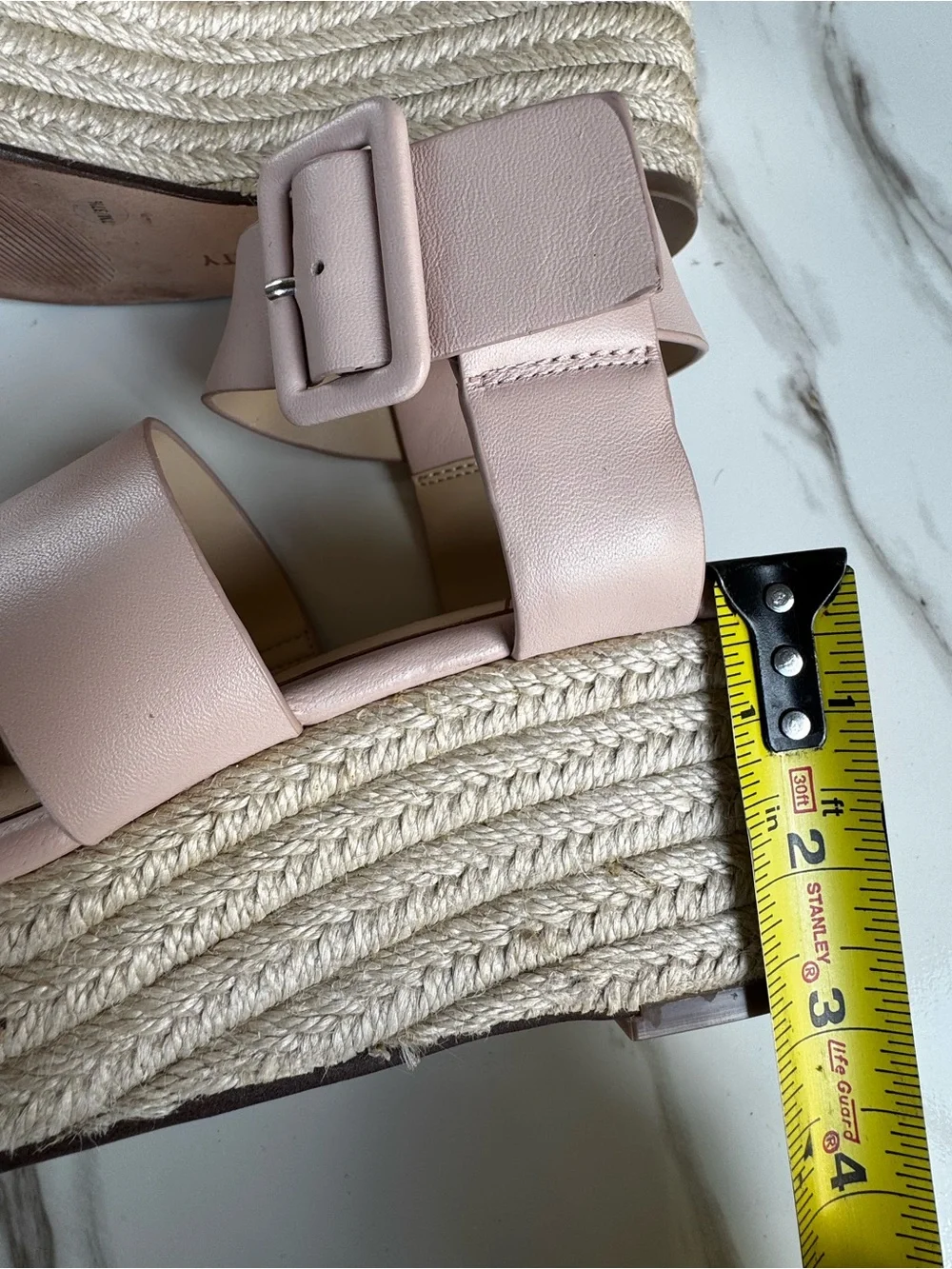 Sole Society Blush Platform Espadrille Sandals